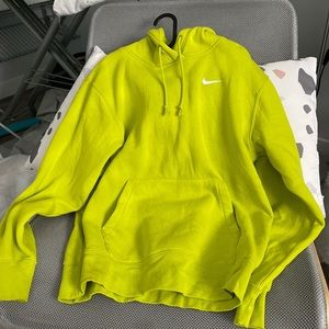 Neon Green Oversized Swoosh Hoodie🌛